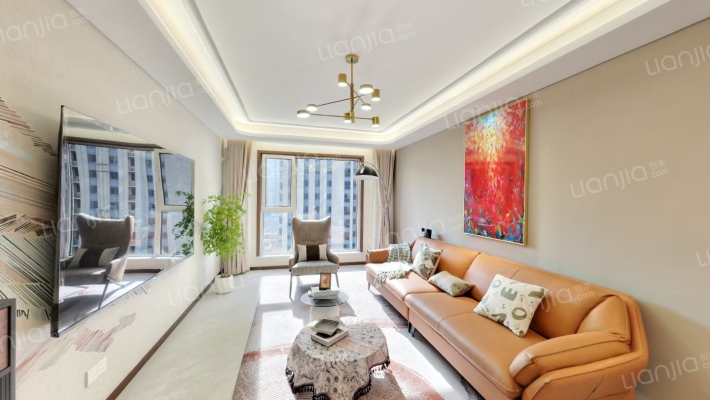 K2狮子城南区 3室1厅 南 北-客厅