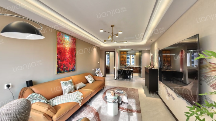 K2狮子城南区 3室1厅 南 北-客厅