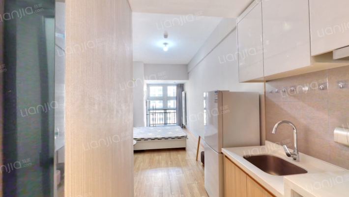 万科精装家具家电齐全一居室.税费低-卧室