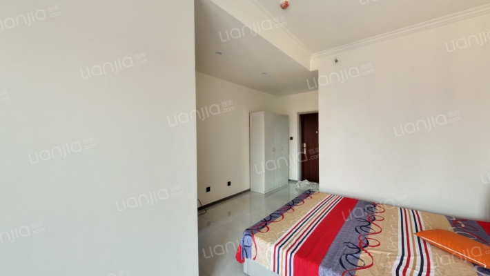 鸿坤新维港 1室1厅 西-卧室