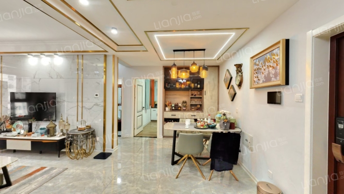 采光好。楼层好，小区环境优美。-客厅