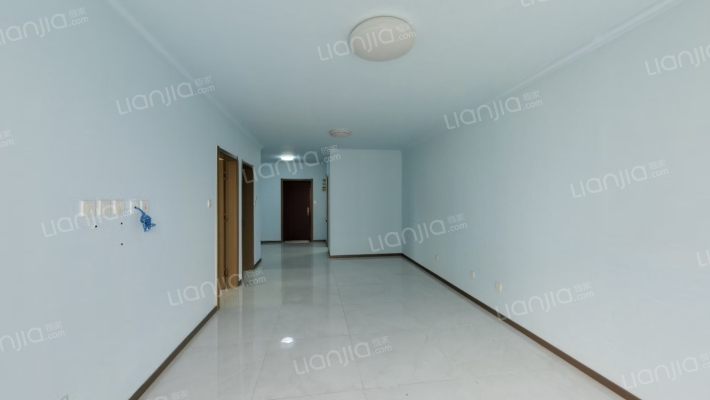 涿州东站 鸿坤理想湾全南小三居室 全天采光 书房无挡-客厅