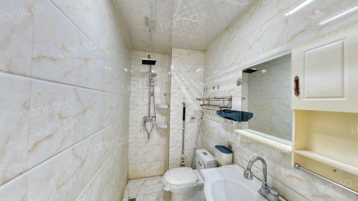 华阳路电梯房 正规一居室 家具家电齐全，拎包入住-卫生间