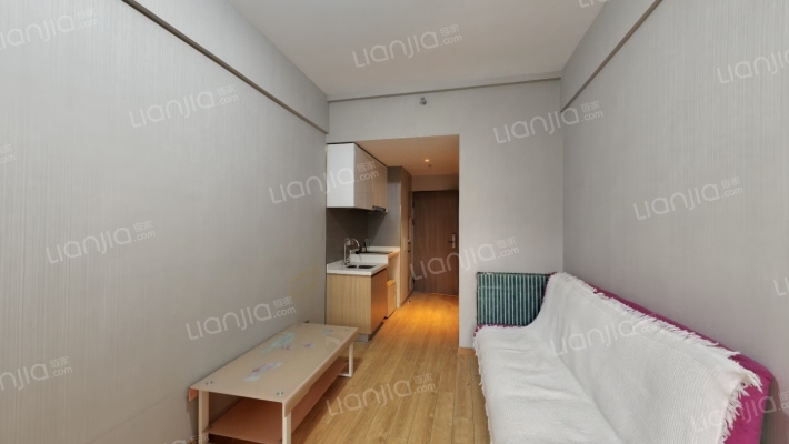 万科城际之光   南向一居  精装修   随时看房-卧室