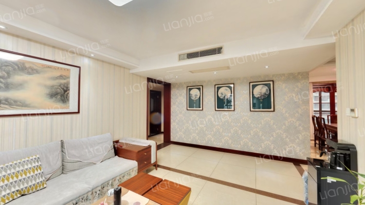 御景园南北三居室双明卫设计精装修诚意出售-客厅