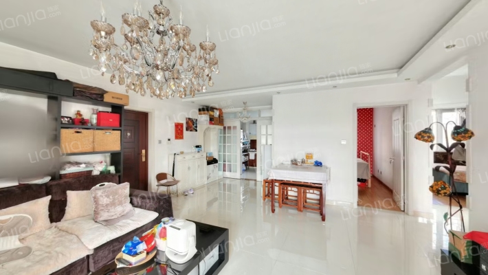 内部有幼儿园西丁的房本满二 视野好南北通透采光好-客厅