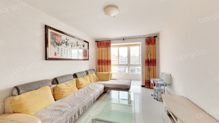 经典版楼，大两居室，满五不唯一，南北通透，格局好。-客厅