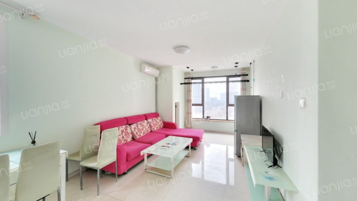 鸿坤理想湾 2居室 环境好 采光好 南北通透格局-客厅