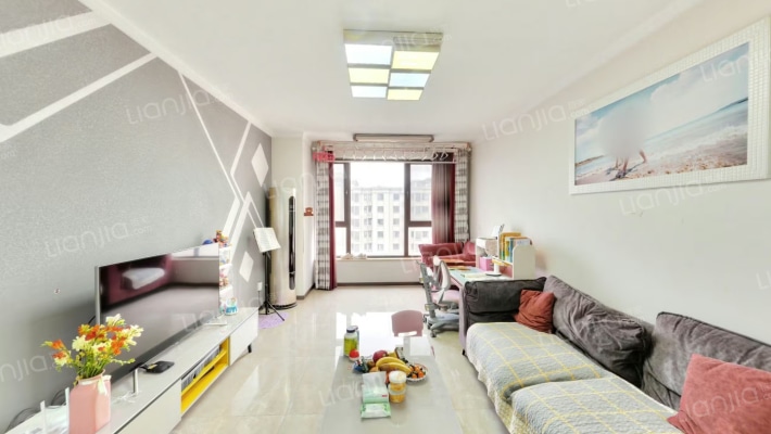 鸿坤理想湾南区 3室1厅 南 北-客厅