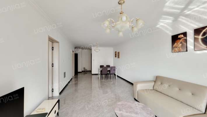 开发区 君临天下御景园  全南两居室-客厅