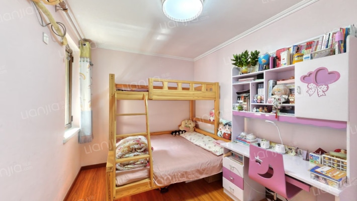 店长推荐，涿州东站鸿坤理想湾南向全阳三居室拎包入住-卧室B