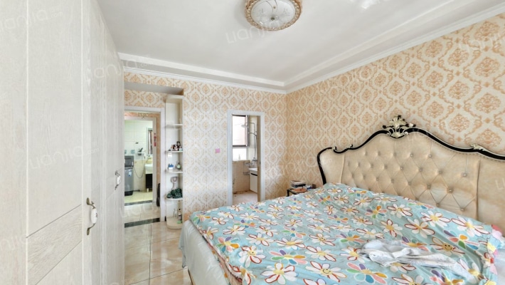 南北通透三居 自住标准精装 采光好 视野好 交通便利-卧室D