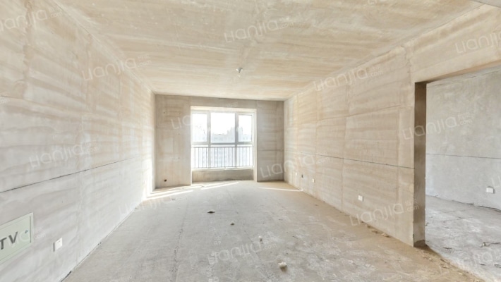 双卫 南北通透3居 高楼层 毛坯 有本-客厅