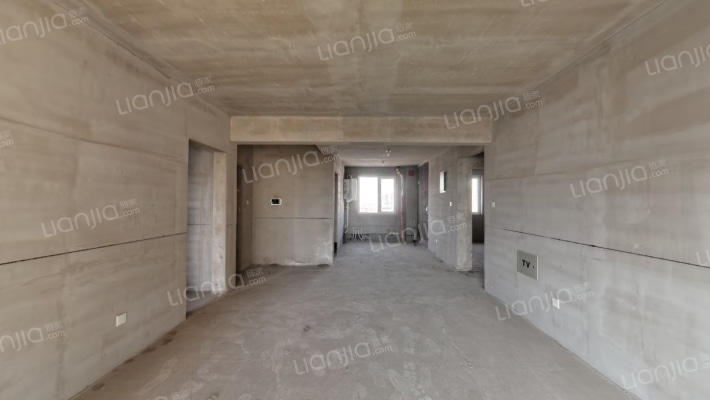 双卫 南北通透3居 高楼层 毛坯 有本-客厅