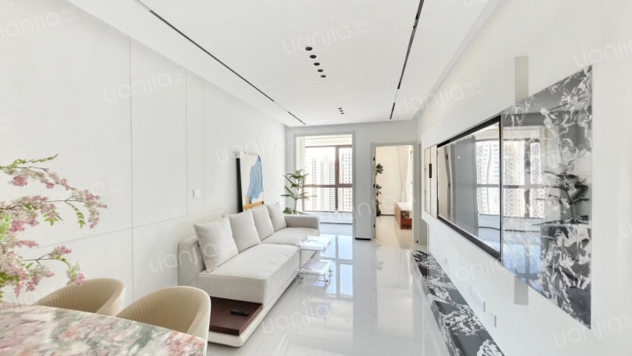 天伦湾社区人车分流 精装修 好楼层-客厅