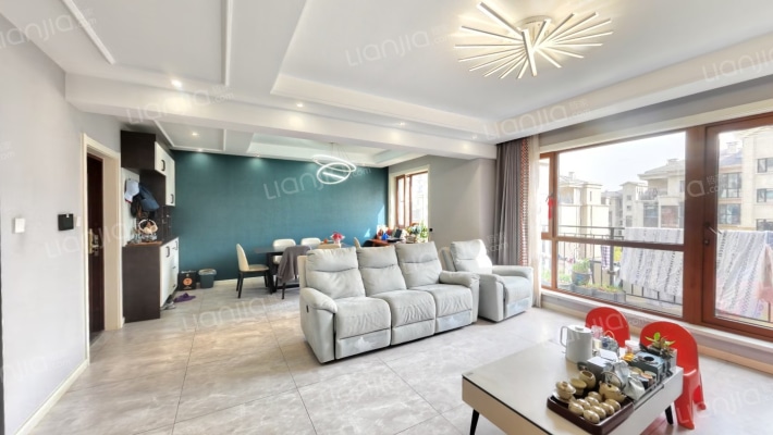 涿州东站，电梯入户洋房，横向宽厅-客厅