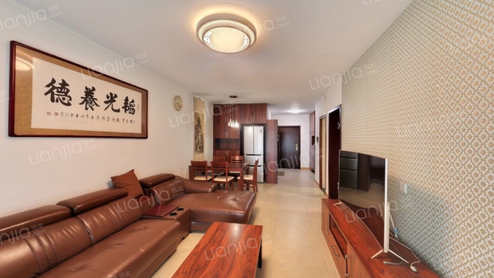满五唯一，精装修，家具家电齐全，拎包入住-客厅