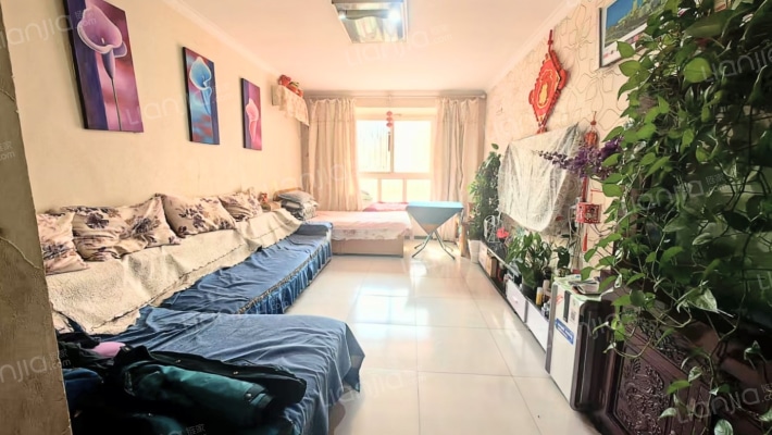 近二康医院，一层，南北通透两居，房本满五唯一。-客厅