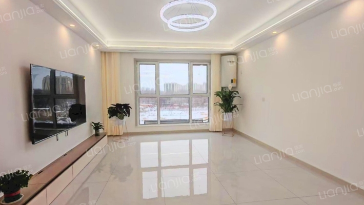 诚意出售三利中和城B区精装修洋房三居室-客厅