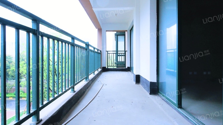270度公园景观 建业西湖庄园 专梯入户 俯瞰开源公园-阳台