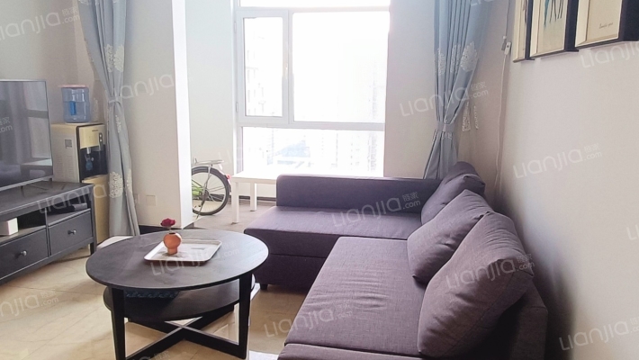 高楼层 全天采光 西南北三面采光 精装修可拎包入住-客厅