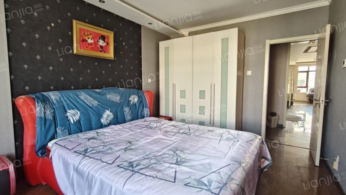 范阳路，一梯两户，小高层128平三居，110万可议-卧室B