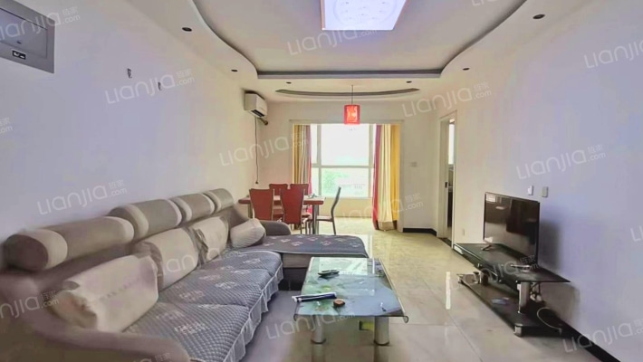 德信公园旁 电梯房 南北2居 证满二 带装修-客厅