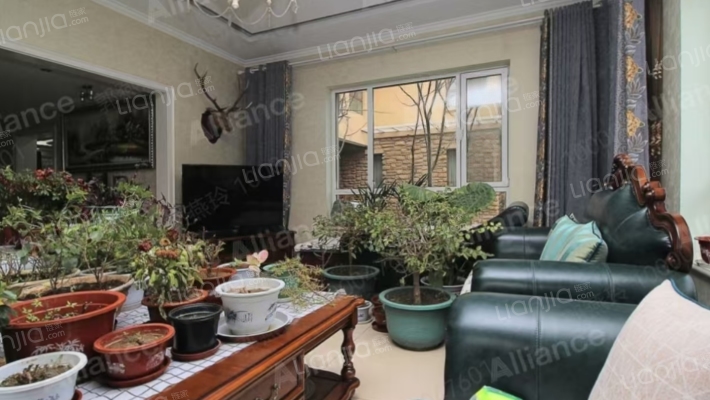 此房带装修，带660平米大院子，交通便利，小区环境好-客厅