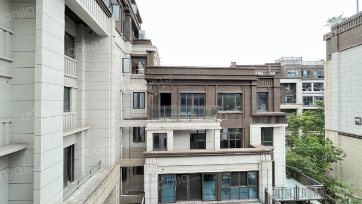 长江边上安静宜居纯别墅小区 带屋顶花园的上叠别墅-窗外景观