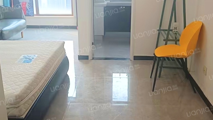 鸿坤新维港 1室1厅 西-卧室