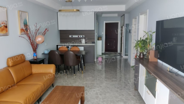 【鸿坤理想湾】全阳小三居室，婚房装修，东户无遮挡-客厅