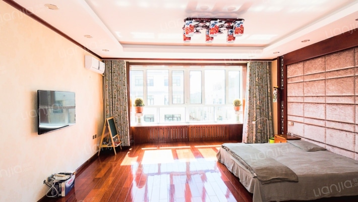 3+4大叠拼 豪 华装修 高挑大客厅 红木家具 价位可谈-卧室D