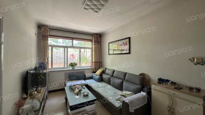 市区173家属院南北通透精装两居-客厅