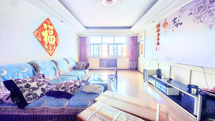 华阳桥东，二康北门，金地小区南北通透大三居-客厅