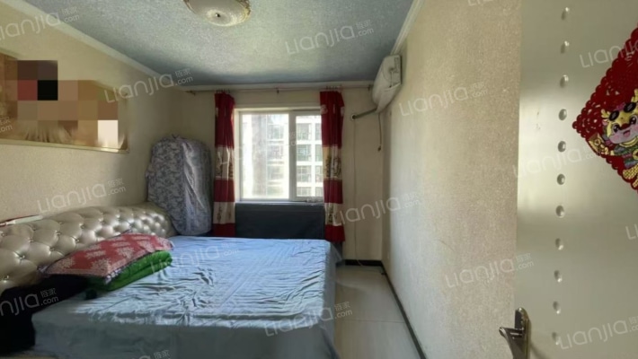 青花府南北通透两居室 精装修采光无遮挡-卧室B