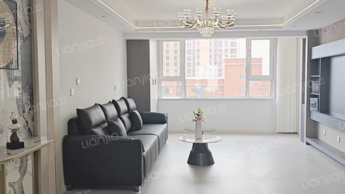 南北通透，三居双位 高新区 交通便利-客厅