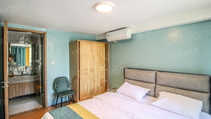 恒大三室两厅，交通便利，小区干净舒适，适合商用-卧室A
