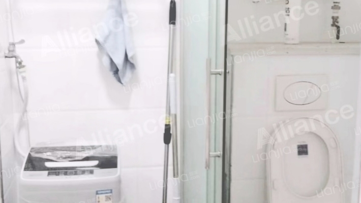 南北通透2居室，板楼中高层，集中供暖，二康南侧，-卫生间