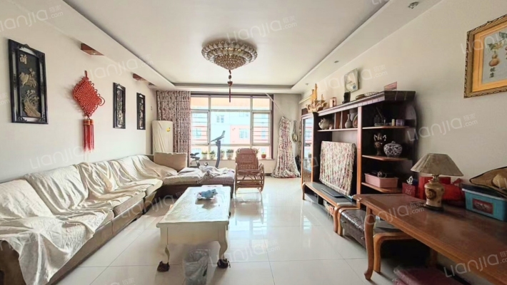 物探集中供暖社区 叠拼复式 采光停车无忧-客厅