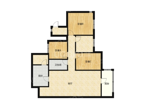 整租·恒大御龙天峰 4室2厅 东南