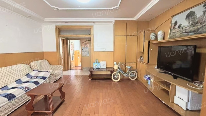 范阳路物探二号院 南北通透三居室 低楼层采光无遮挡-客厅