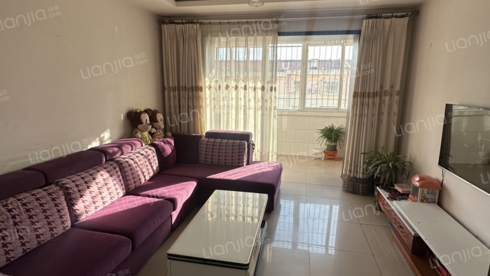 房本满五 户型方正 停车方便 集中供暖-客厅