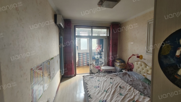 南北通透2居室，板楼中高层，集中供暖，二康南侧，-卧室A