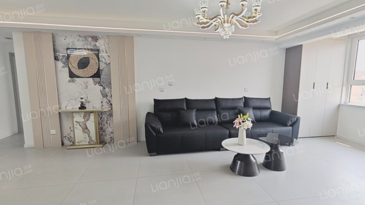 南北通透，三居双位 高新区 交通便利-客厅