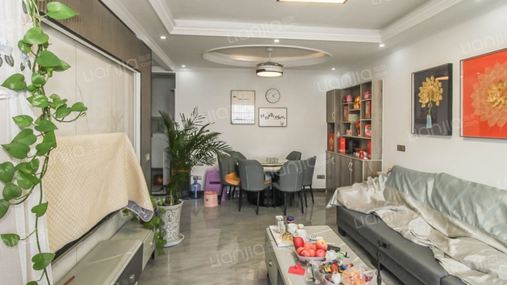桂香新城 两室一厅一厨一卫  小区环境干净舒适-客厅