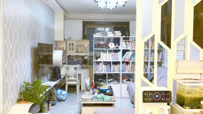 水岸花城，从此枕水而眠，揽四季河景。清晨与自然相拥-客厅