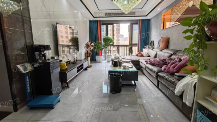 上江北  远达第一城  住家精装三室 急售-客厅