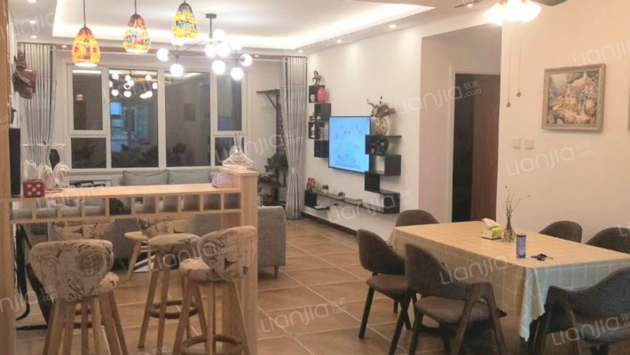 鸿盛旺京 119平米三居室 自住装修-客厅