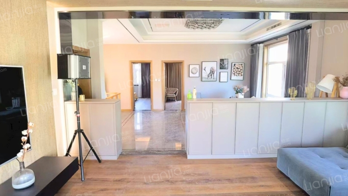 急售临湖大独栋别墅，精装修，价格美丽，风景独好-客厅C