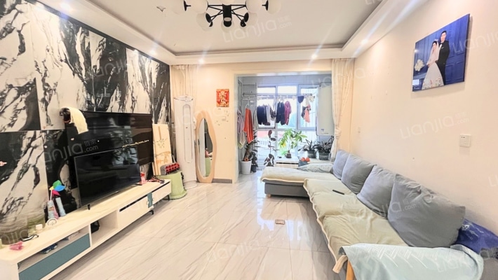 盛世家园 二中附近 松林店 南北通透 精装修-客厅